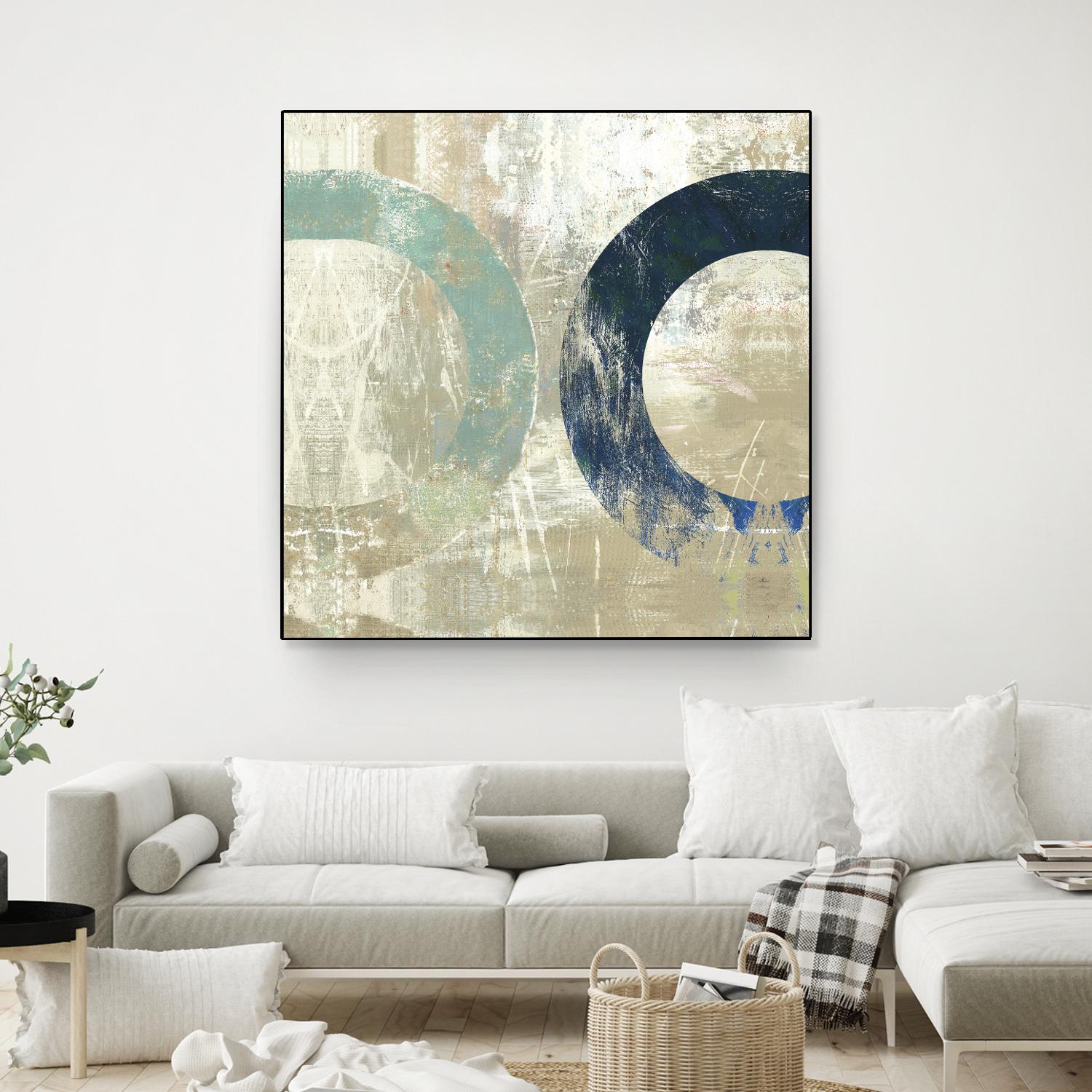 Odeon II by Tom Reeves on GIANT ART - blue abstract