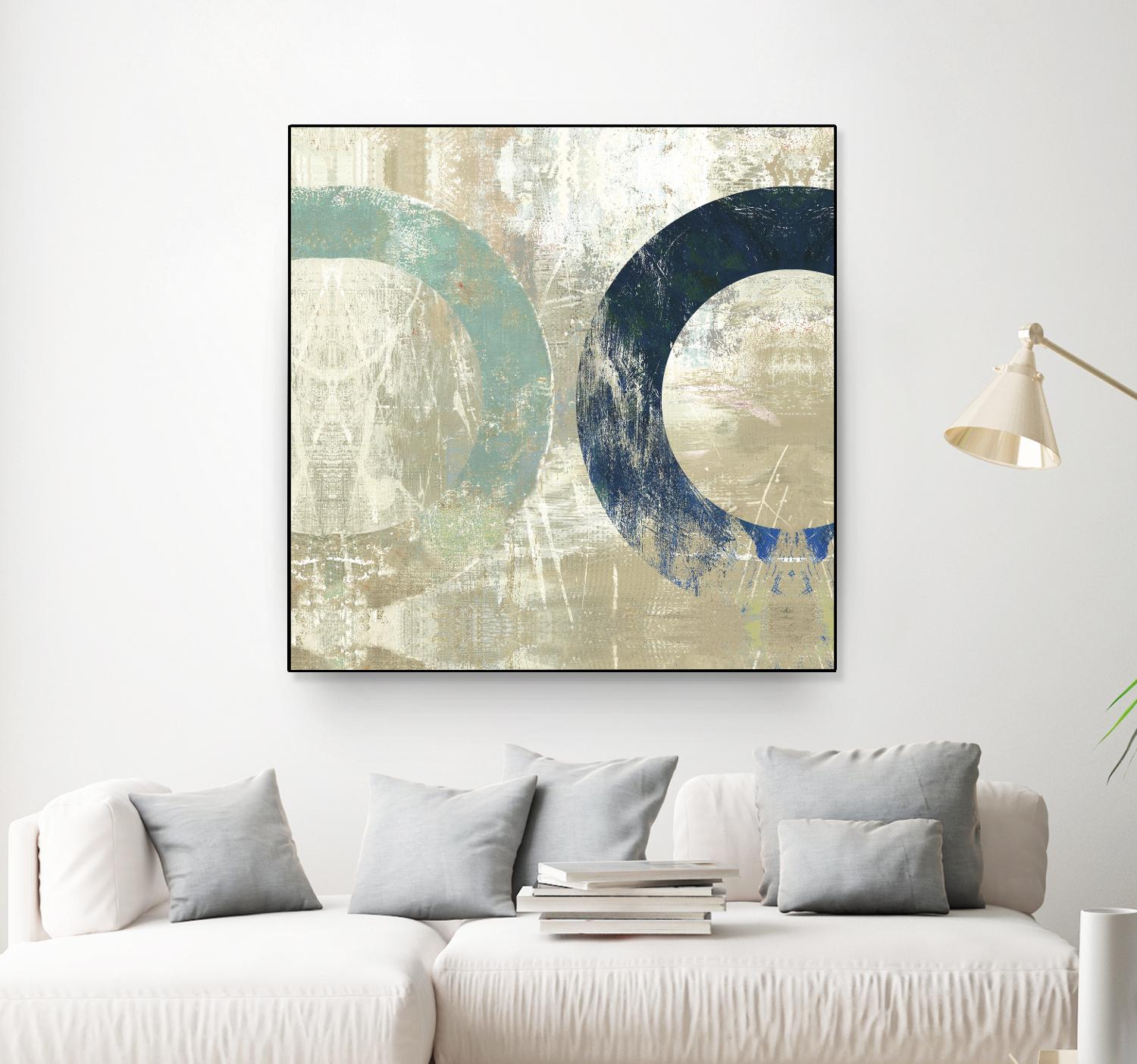 Odeon II by Tom Reeves on GIANT ART - blue abstract