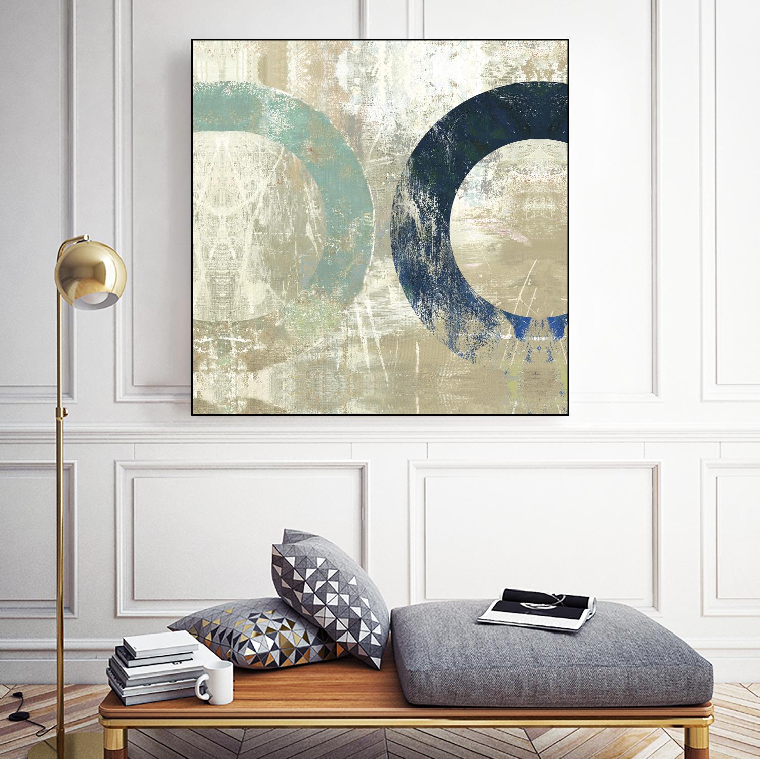 Odeon II by Tom Reeves on GIANT ART - blue abstract