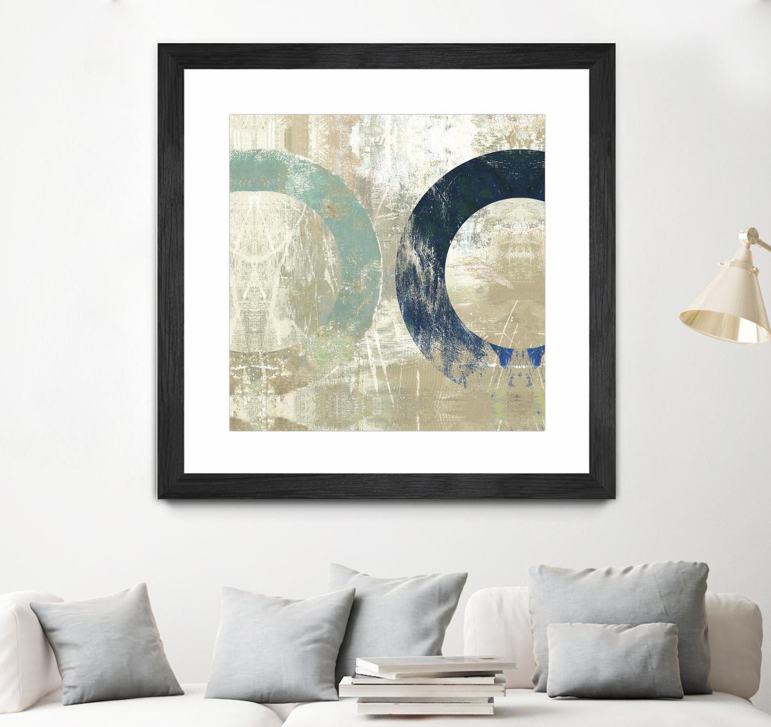 Odeon II by Tom Reeves on GIANT ART - blue abstract