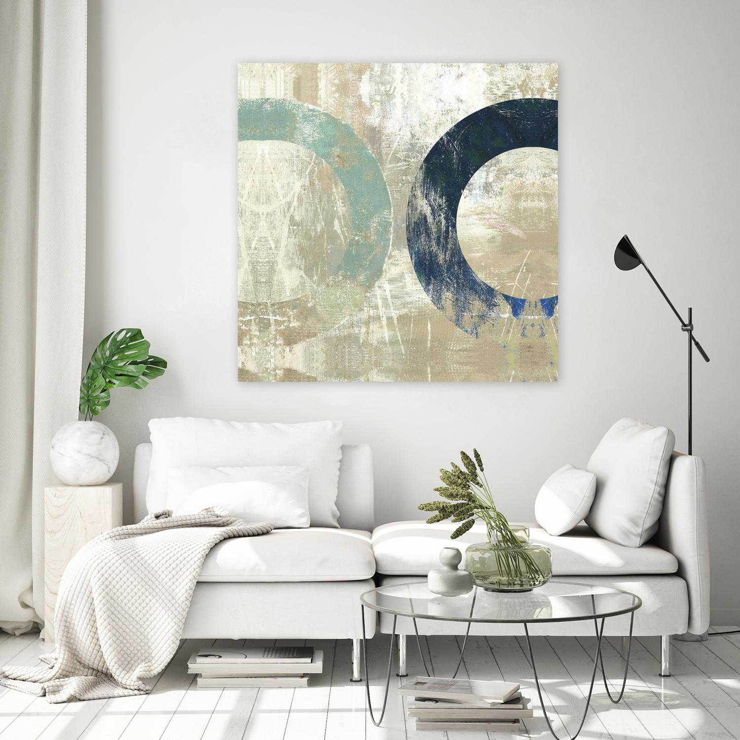 Odeon II by Tom Reeves on GIANT ART - blue abstract