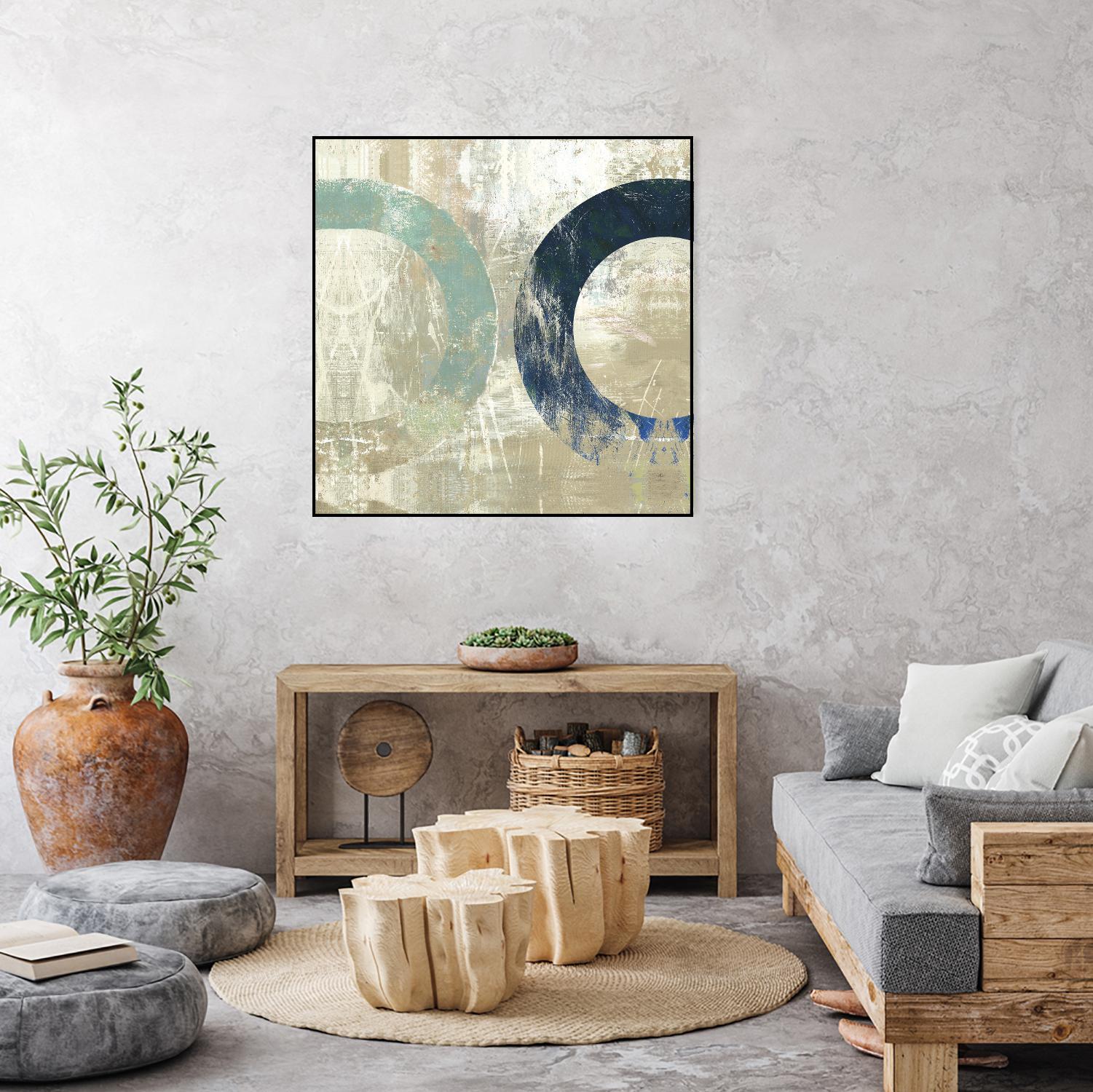 Odeon II by Tom Reeves on GIANT ART - blue abstract