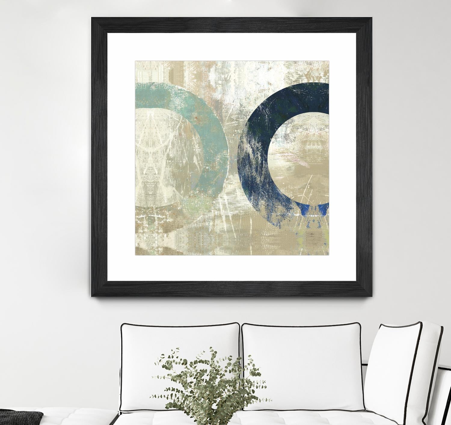 Odeon II by Tom Reeves on GIANT ART - blue abstract