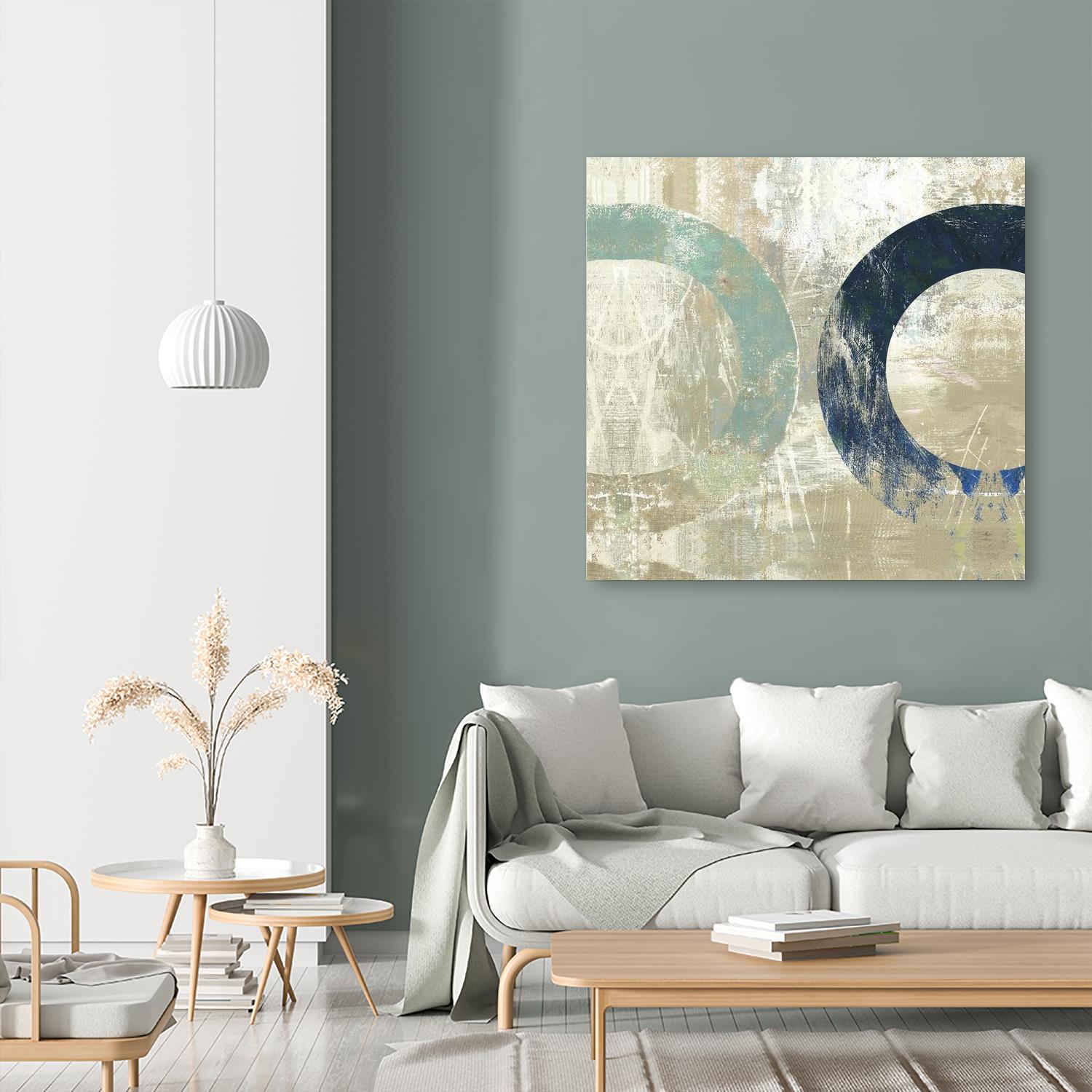 Odeon II by Tom Reeves on GIANT ART - blue abstract