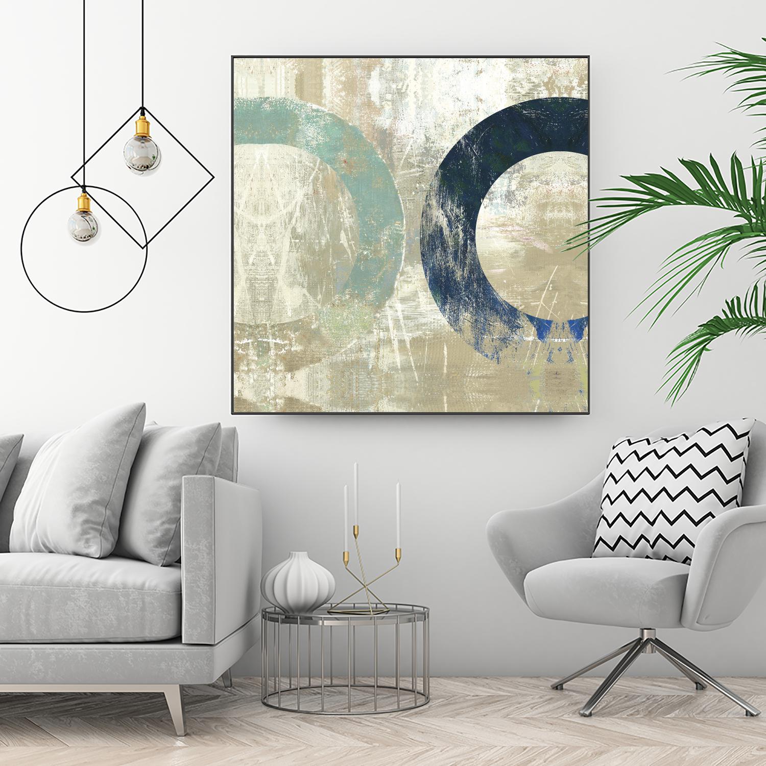 Odeon II by Tom Reeves on GIANT ART - blue abstract