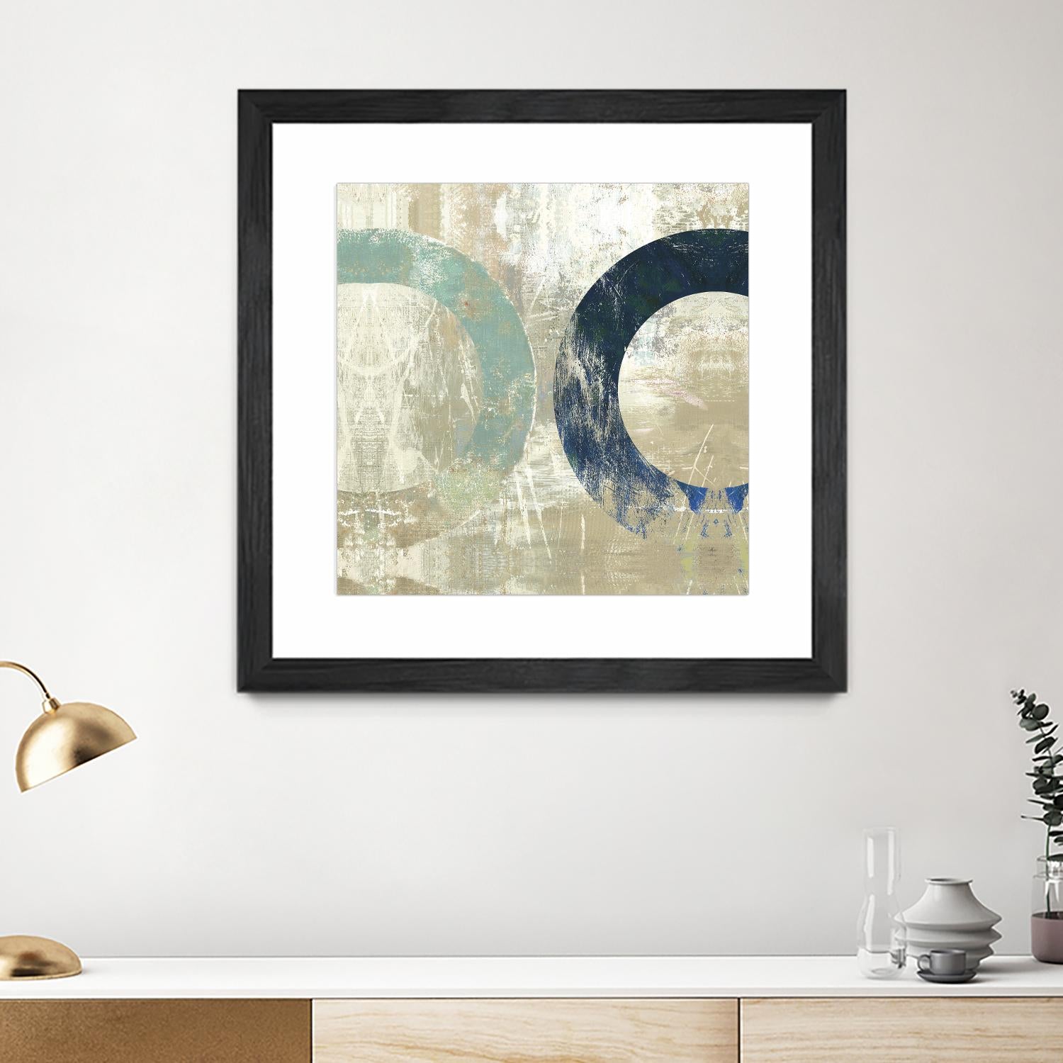 Odeon II by Tom Reeves on GIANT ART - blue abstract