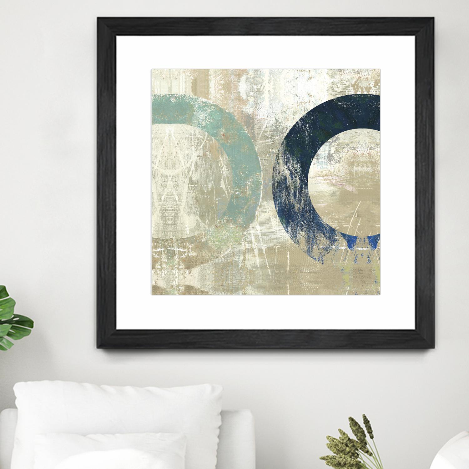 Odeon II by Tom Reeves on GIANT ART - blue abstract