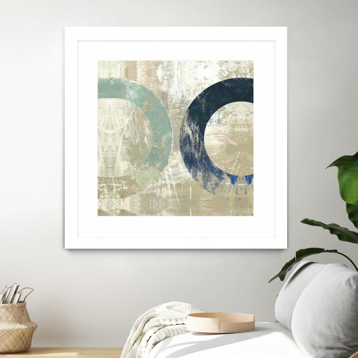 Odeon II by Tom Reeves on GIANT ART - blue abstract