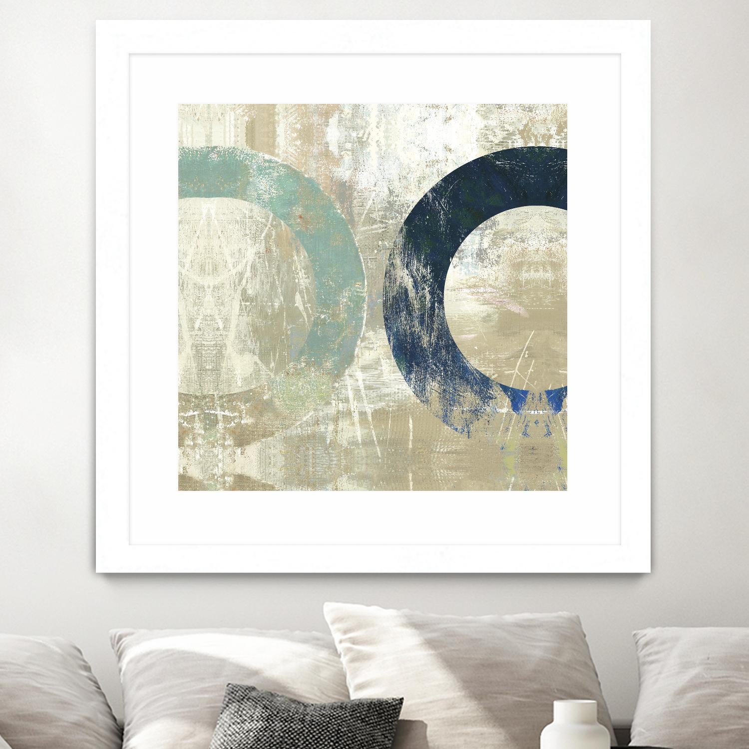 Odeon II by Tom Reeves on GIANT ART - blue abstract