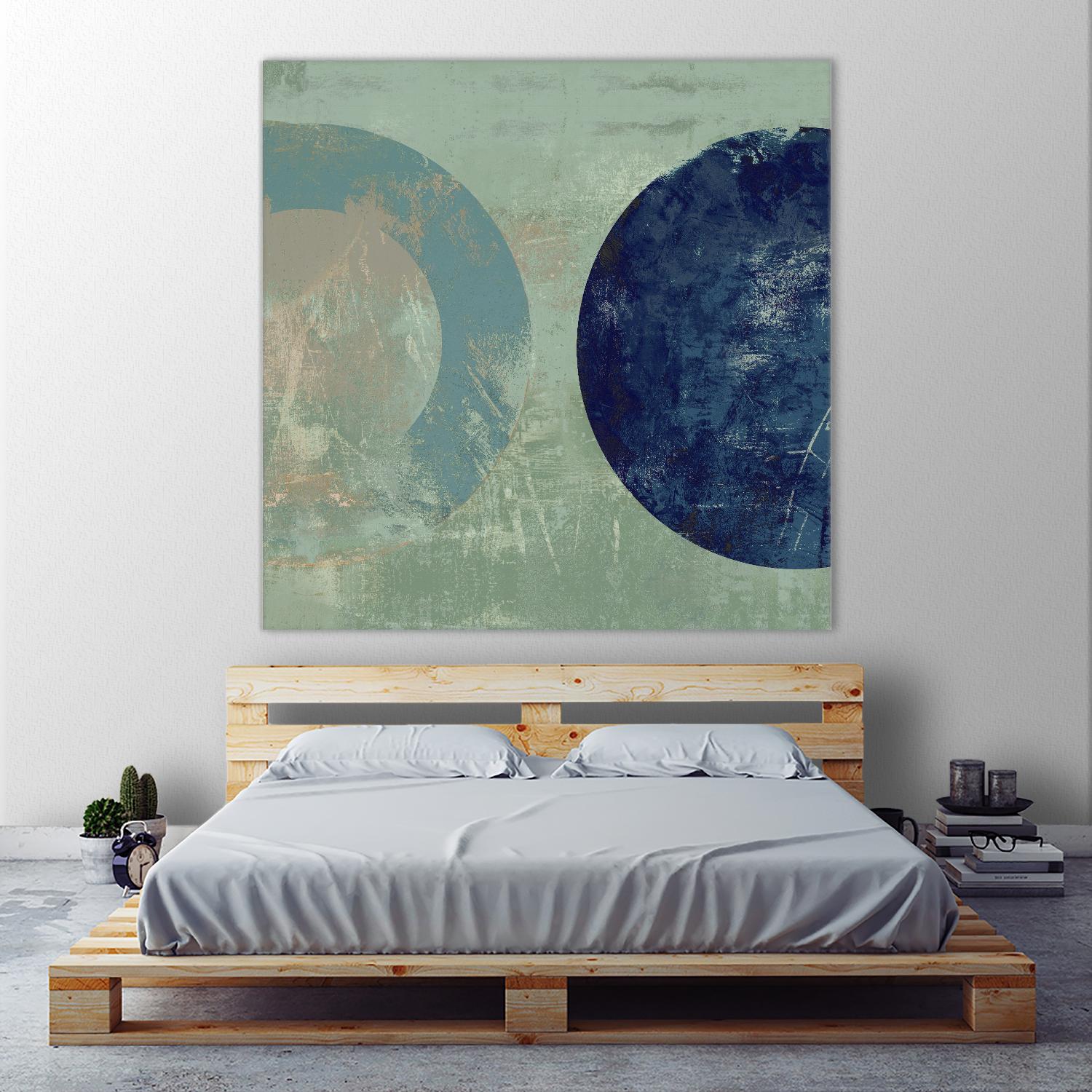 Odeon V by Tom Reeves on GIANT ART - blue abstract