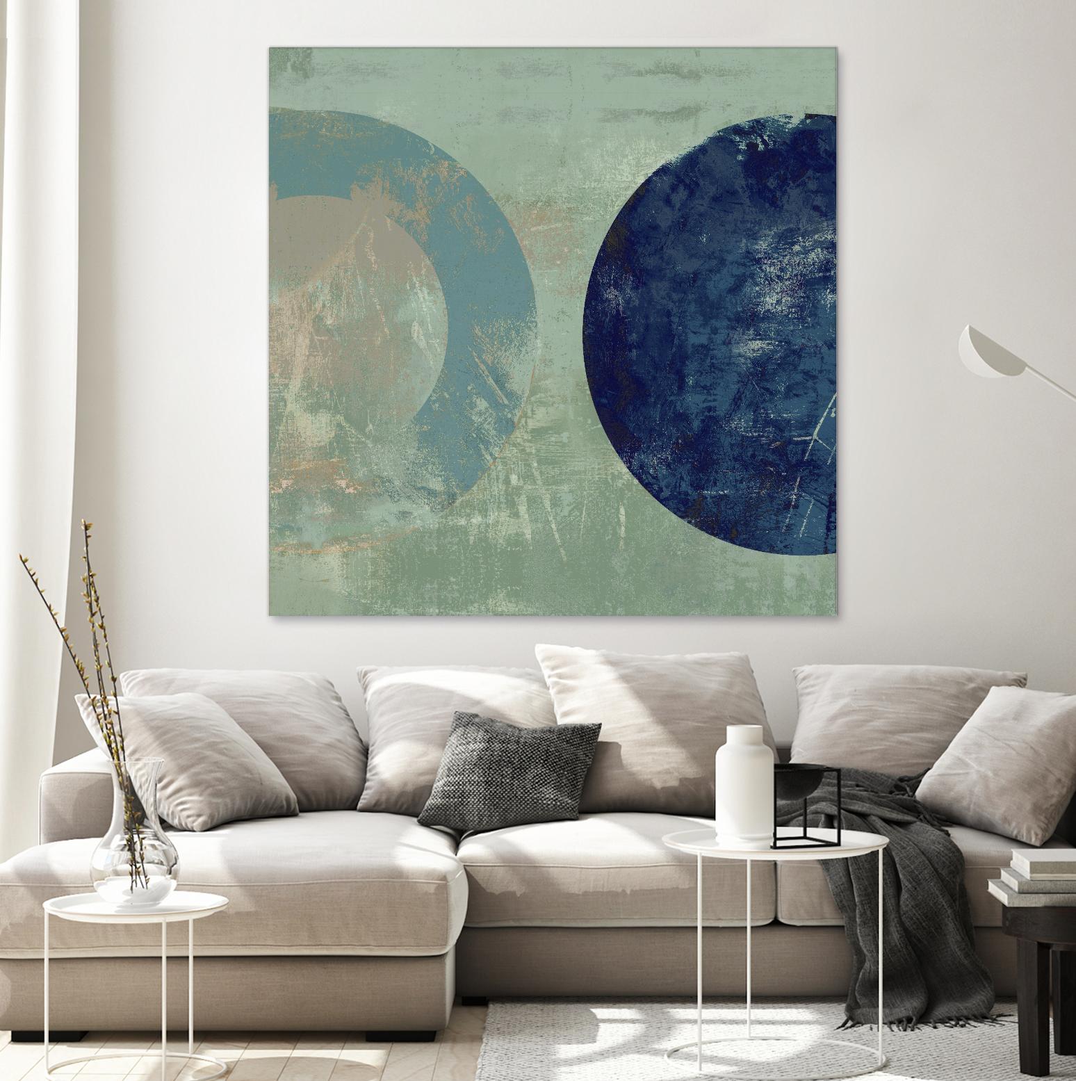 Odeon V by Tom Reeves on GIANT ART - blue abstract