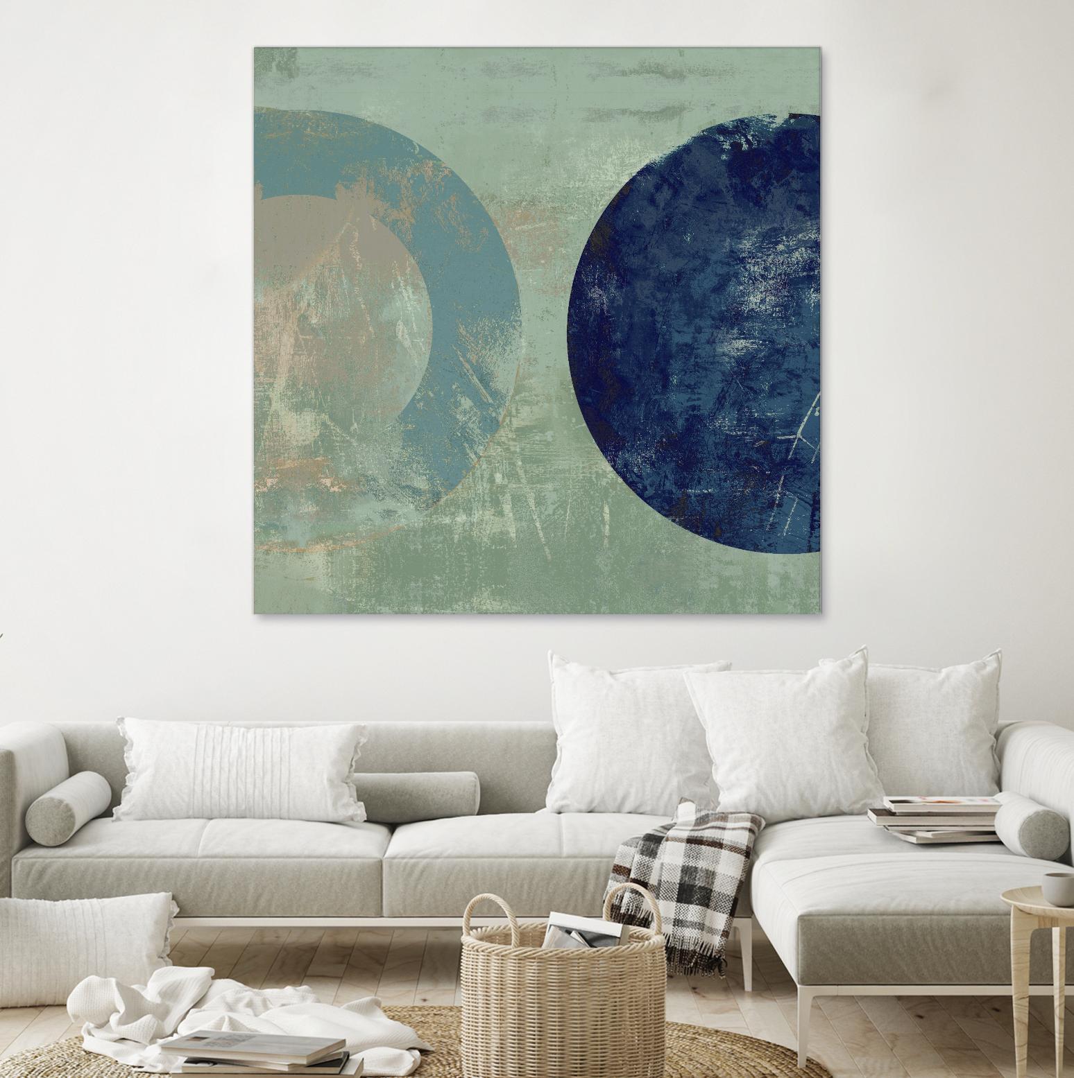 Odeon V by Tom Reeves on GIANT ART - blue abstract