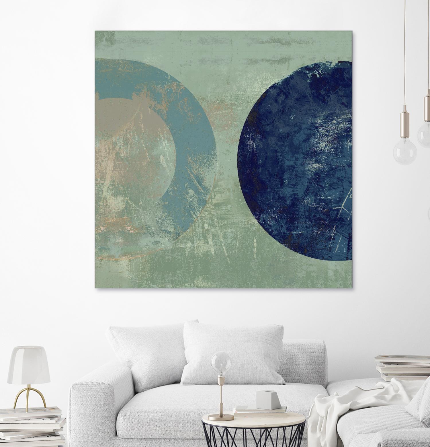 Odeon V by Tom Reeves on GIANT ART - blue abstract