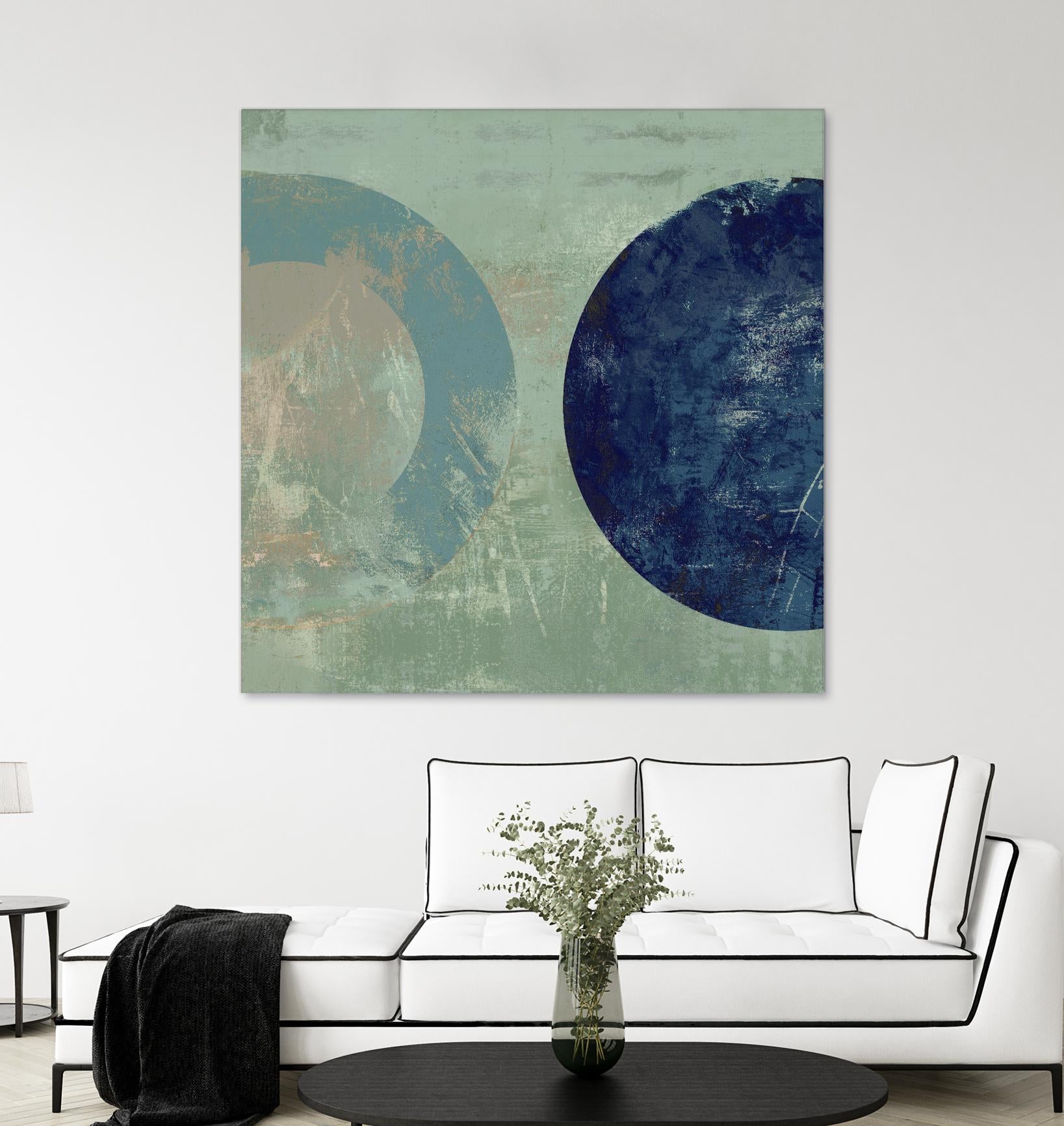 Odeon V by Tom Reeves on GIANT ART - blue abstract