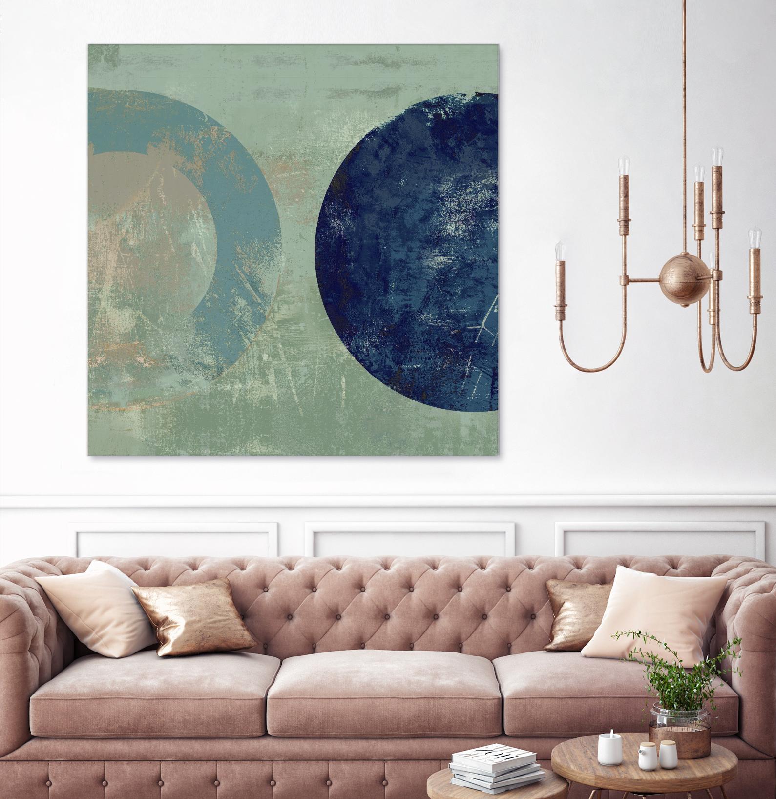 Odeon V by Tom Reeves on GIANT ART - blue abstract