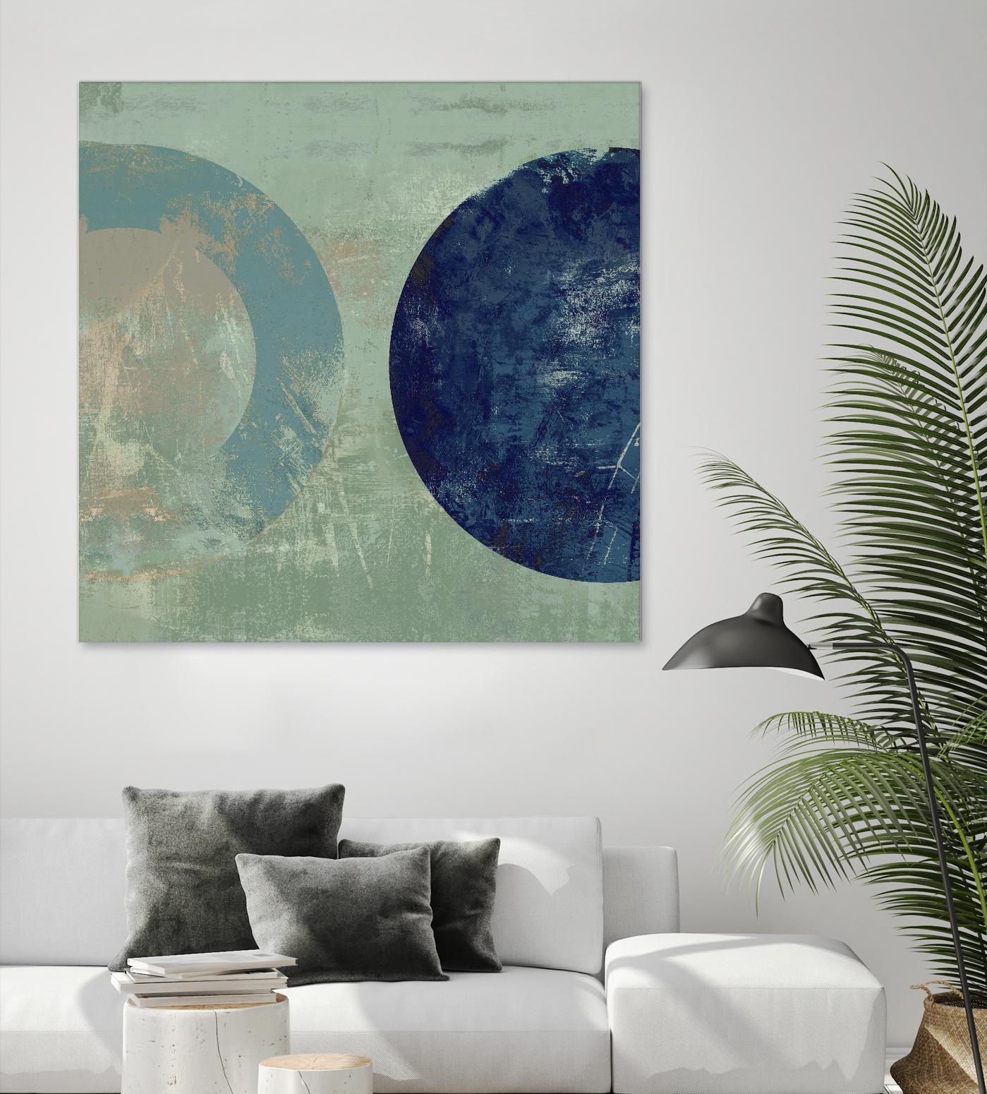 Odeon V by Tom Reeves on GIANT ART - blue abstract