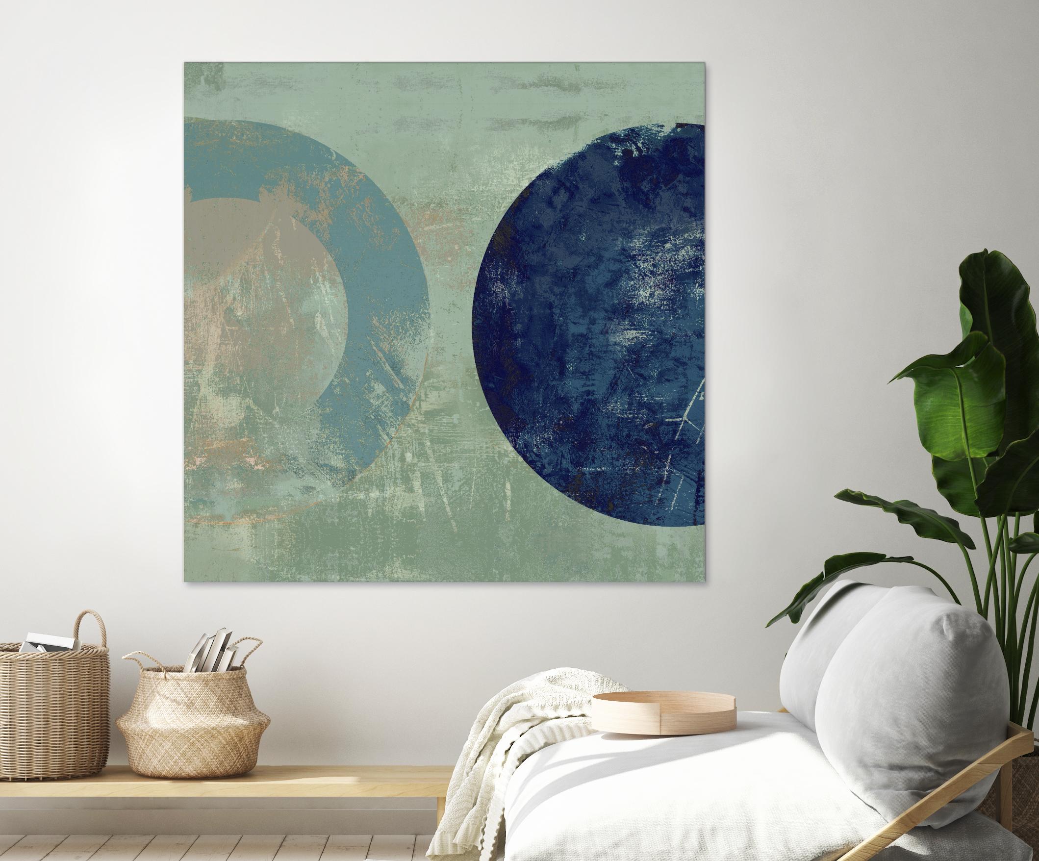 Odeon V by Tom Reeves on GIANT ART - blue abstract