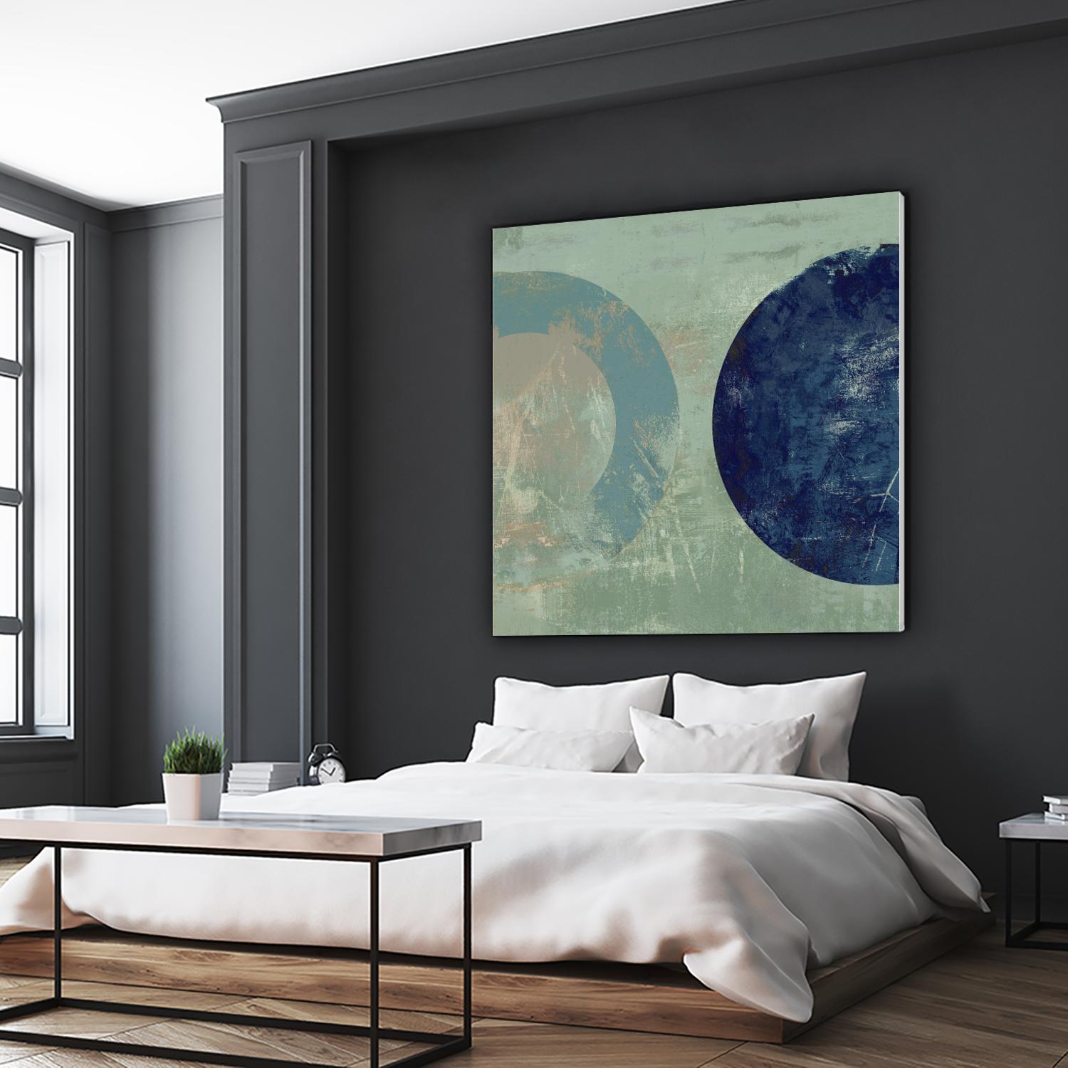 Odeon V by Tom Reeves on GIANT ART - blue abstract