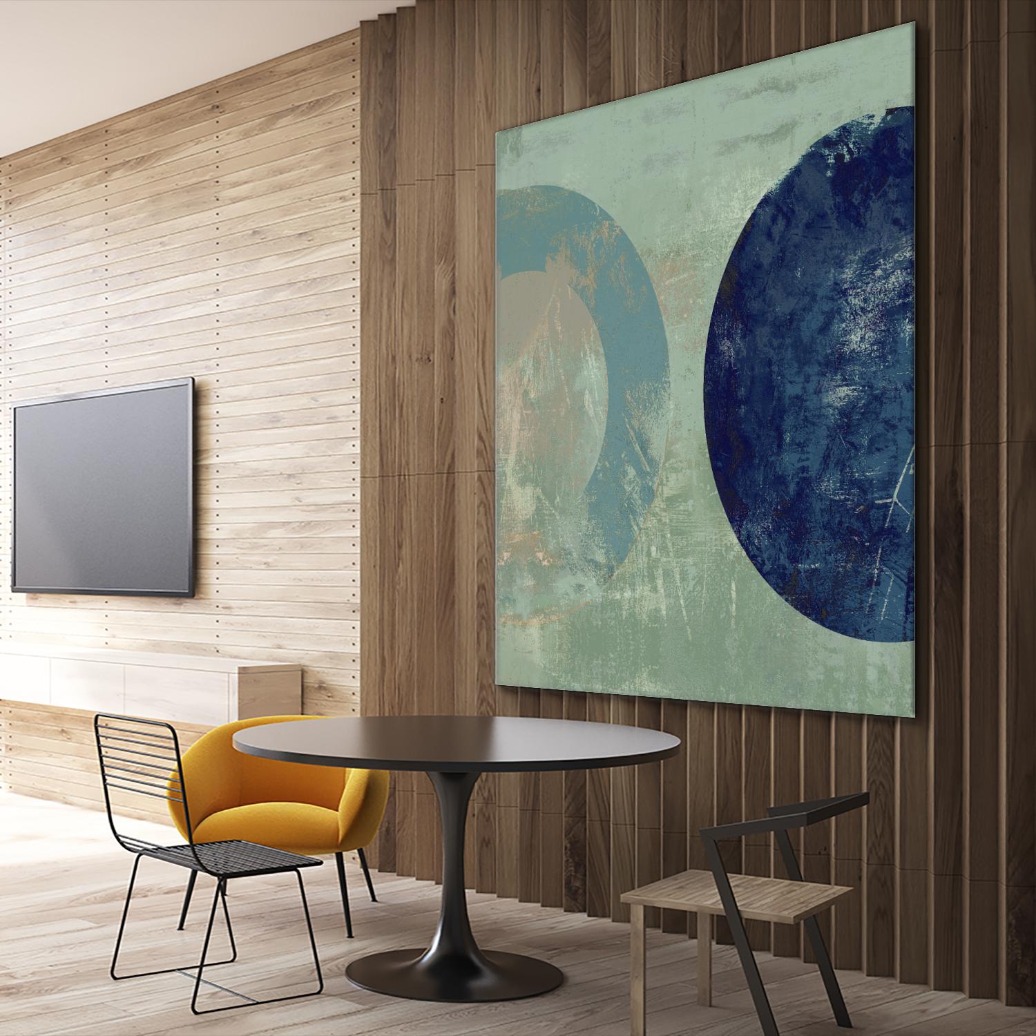 Odeon V by Tom Reeves on GIANT ART - blue abstract