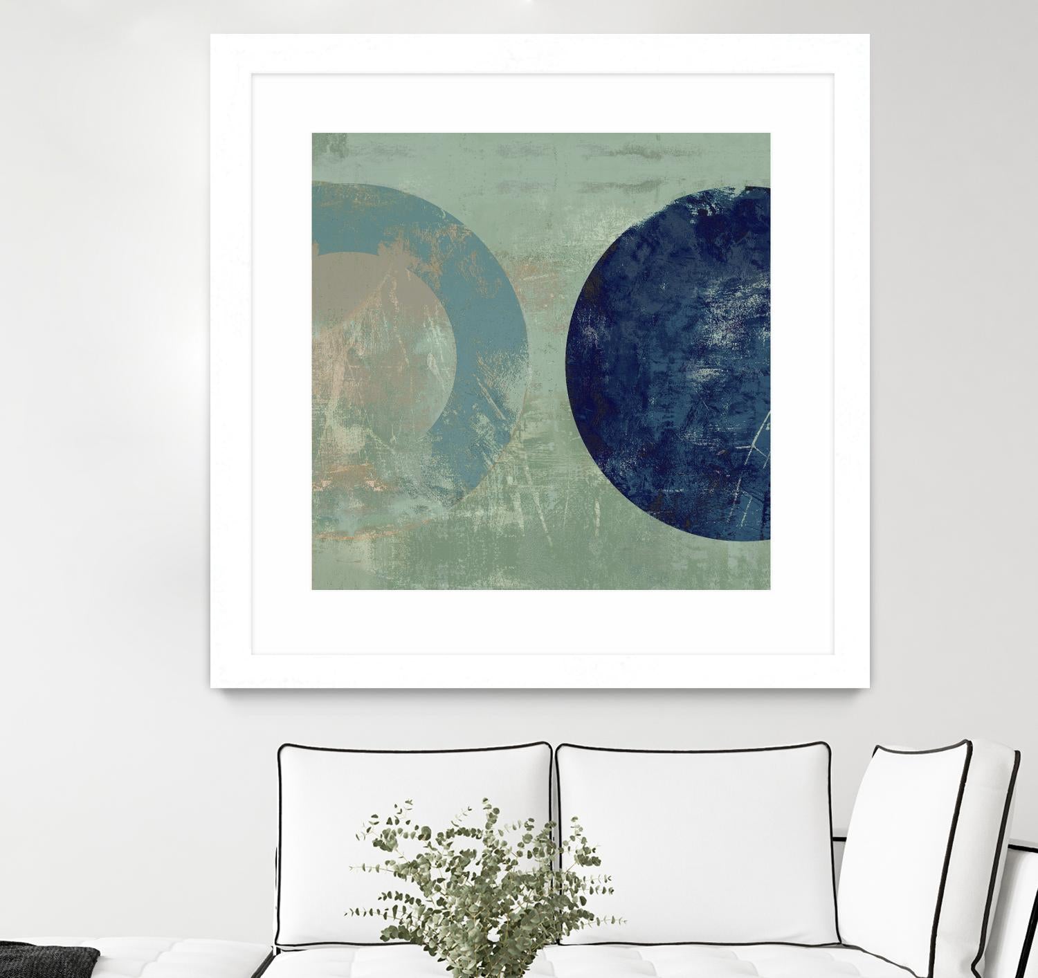 Odeon V by Tom Reeves on GIANT ART - blue abstract