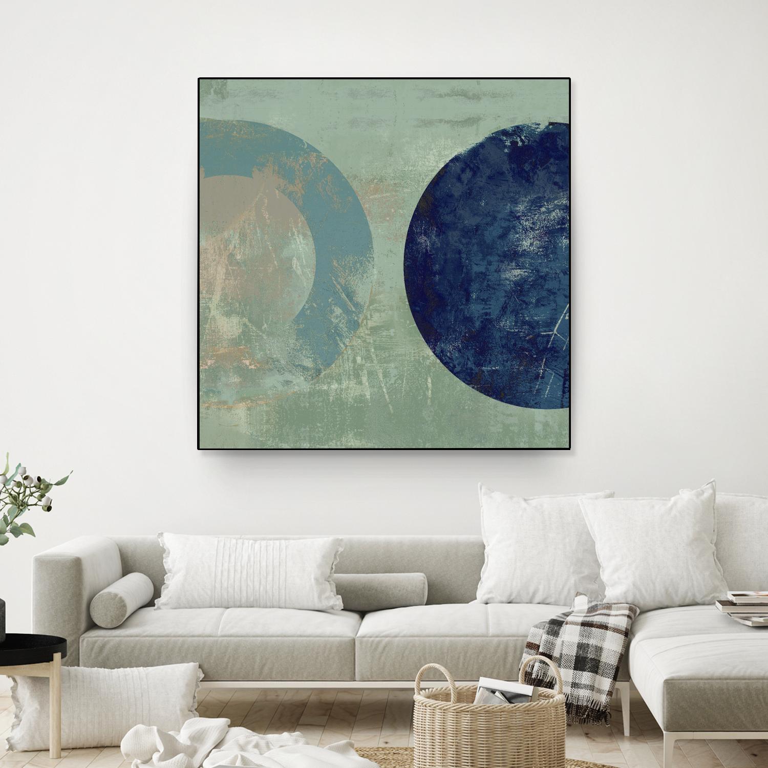 Odeon V by Tom Reeves on GIANT ART - blue abstract