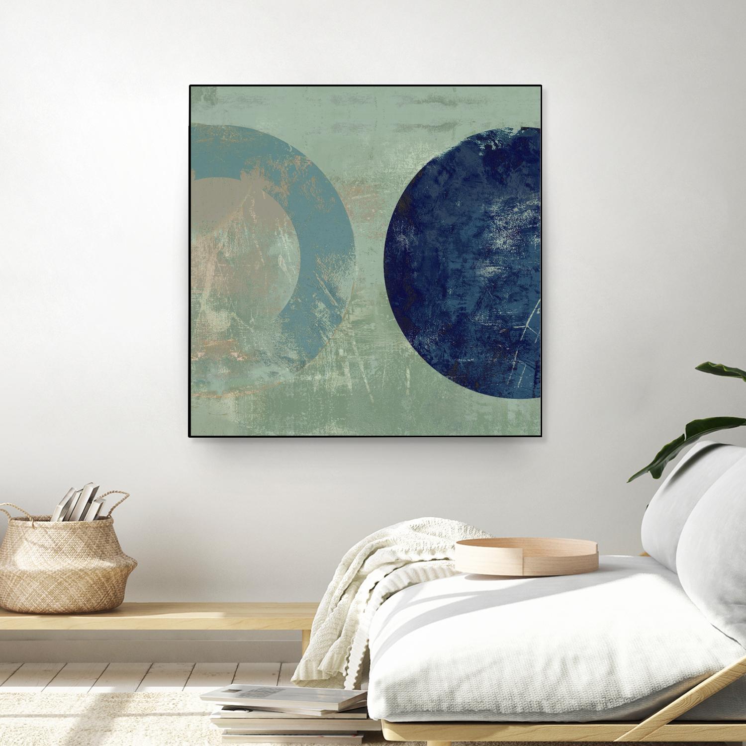 Odeon V by Tom Reeves on GIANT ART - blue abstract