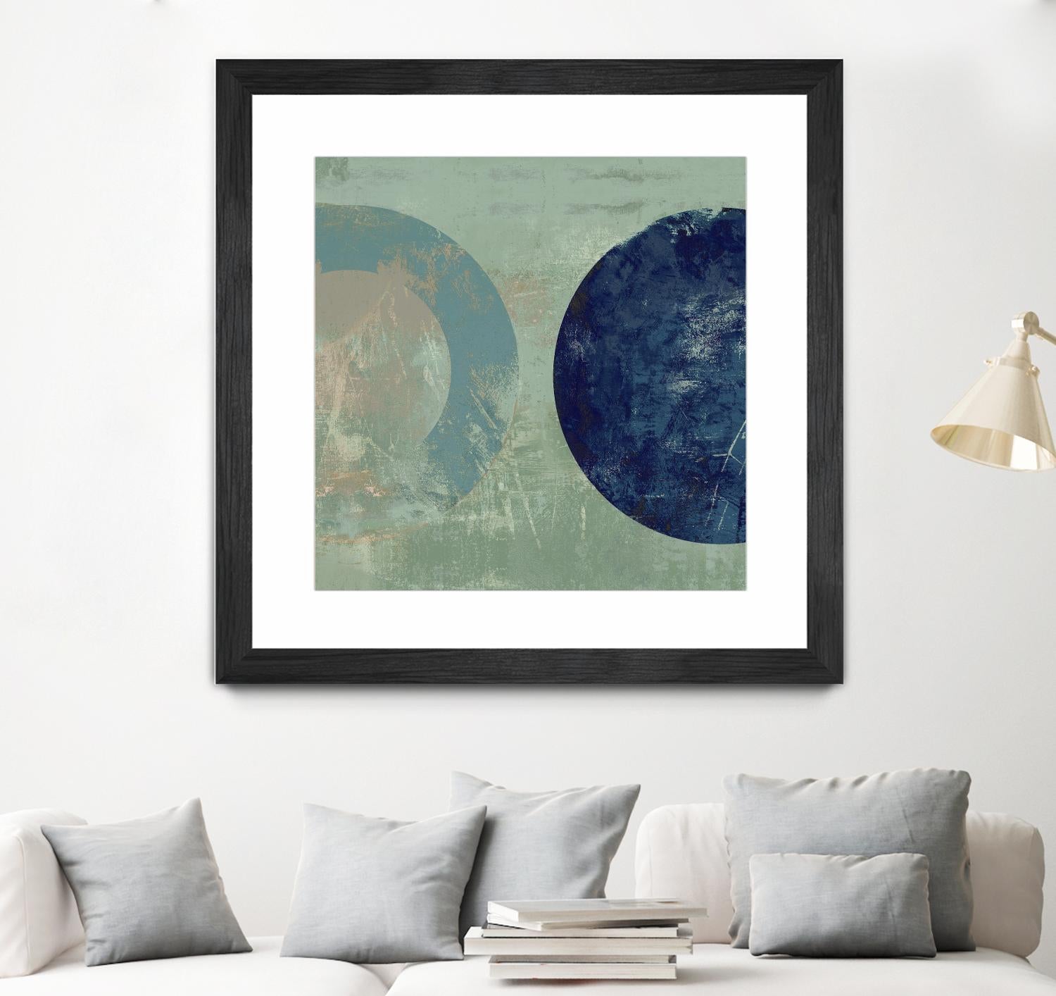 Odeon V by Tom Reeves on GIANT ART - blue abstract