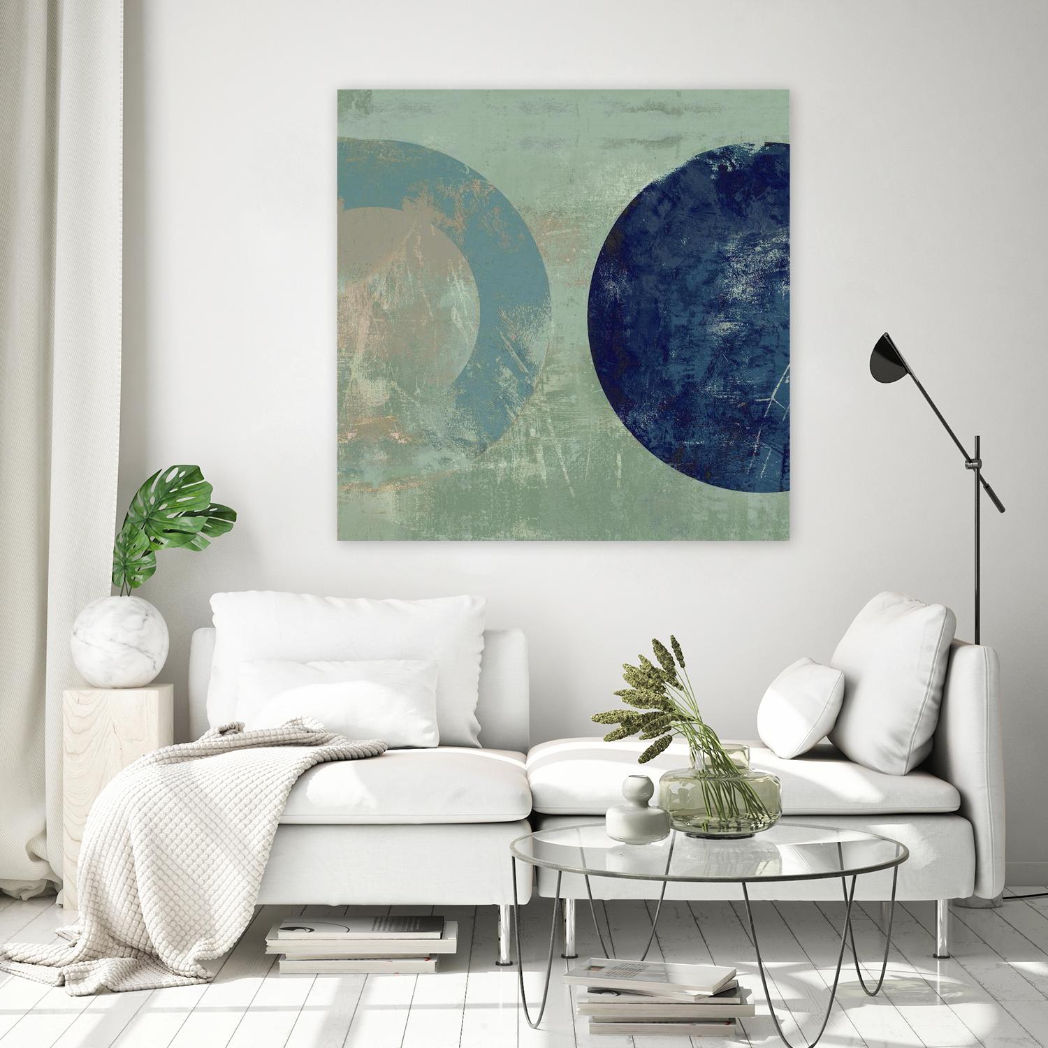 Odeon V by Tom Reeves on GIANT ART - blue abstract