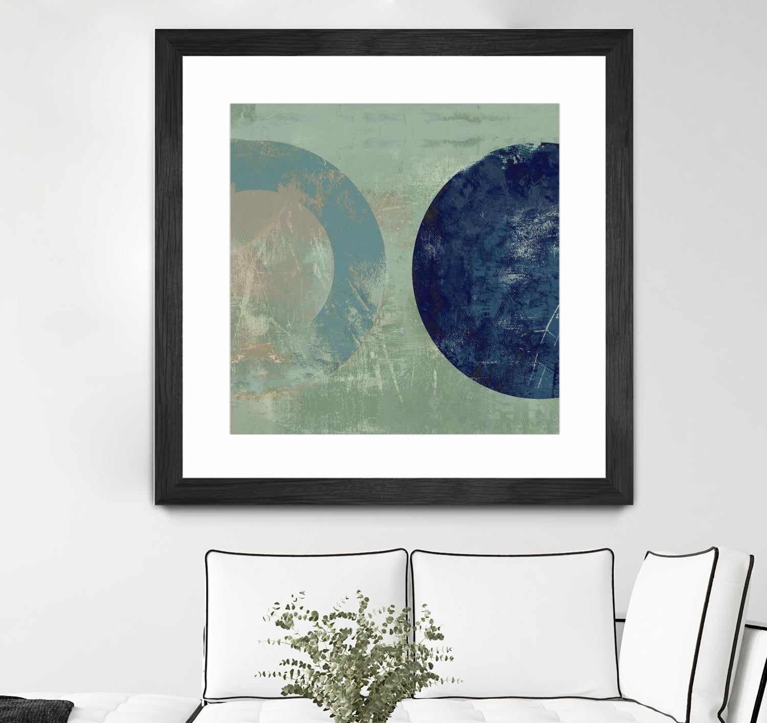 Odeon V by Tom Reeves on GIANT ART - blue abstract