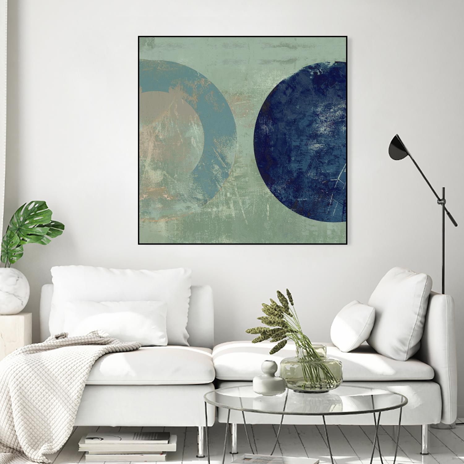 Odeon V by Tom Reeves on GIANT ART - blue abstract