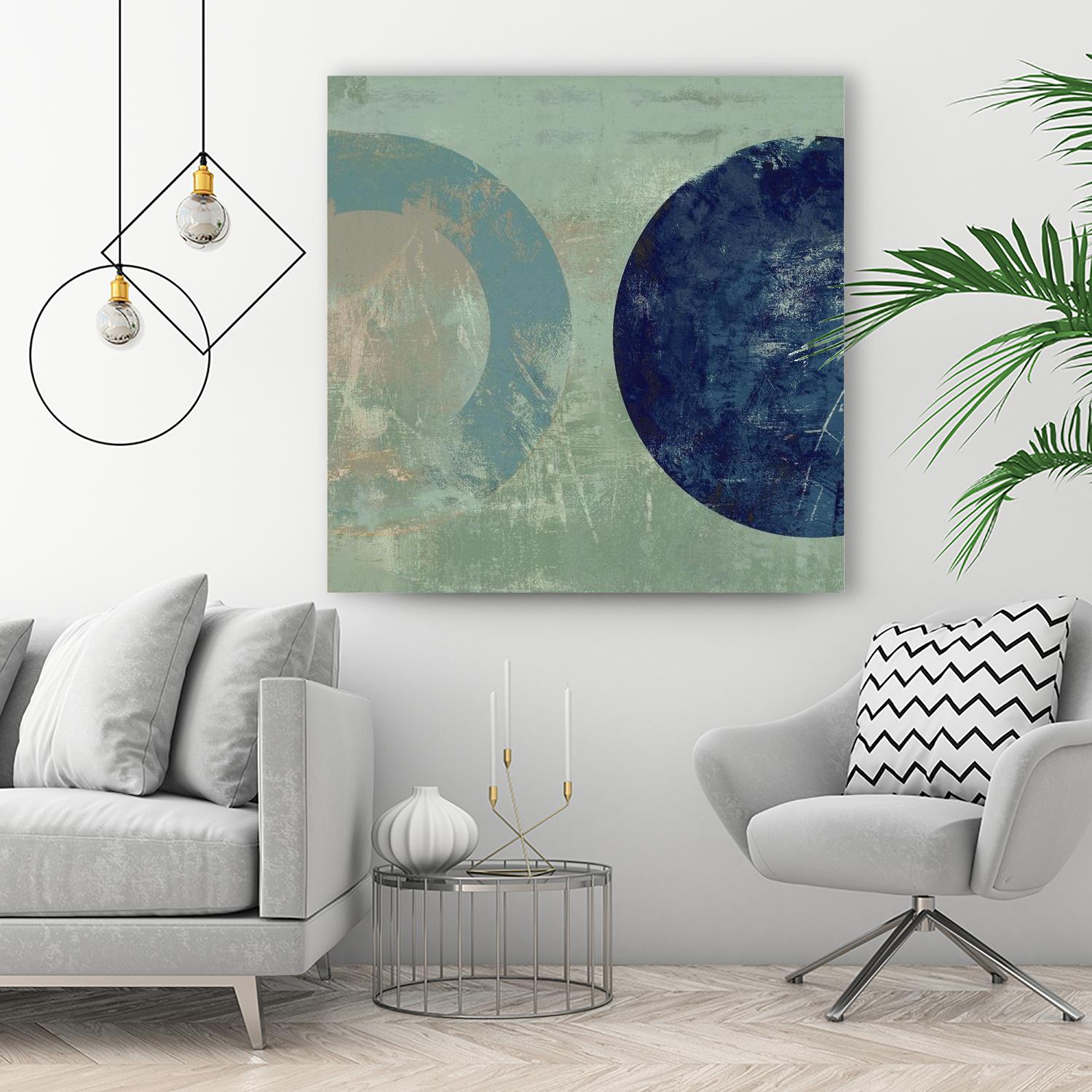 Odeon V by Tom Reeves on GIANT ART - blue abstract