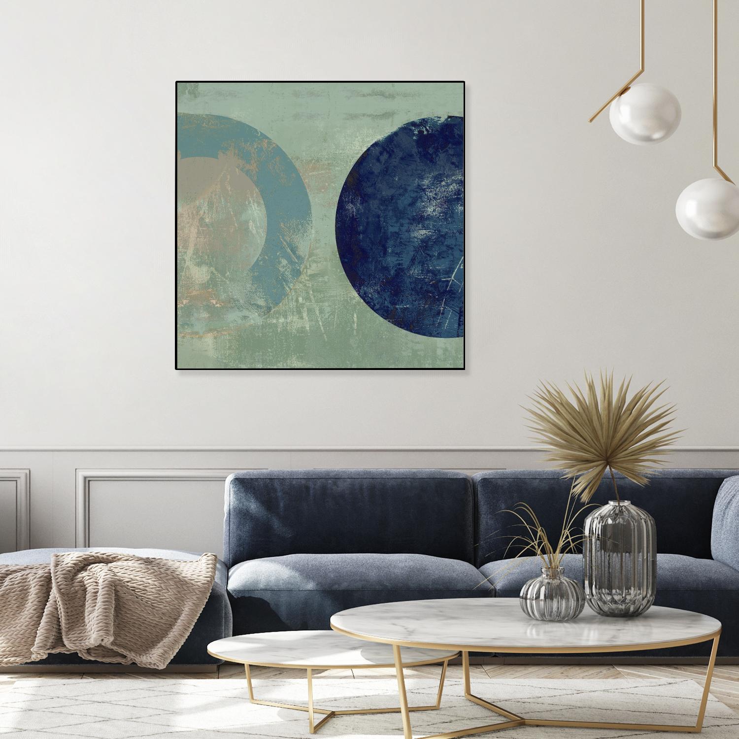 Odeon V by Tom Reeves on GIANT ART - blue abstract