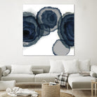 Blotted Ink II by Tom Reeves on GIANT ART - blue watercolour watercolor