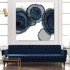 Blotted Ink II by Tom Reeves on GIANT ART - blue watercolour watercolor