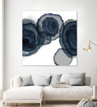 Blotted Ink II by Tom Reeves on GIANT ART - blue watercolour watercolor