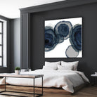 Blotted Ink II by Tom Reeves on GIANT ART - blue watercolour watercolor