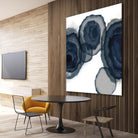 Blotted Ink II by Tom Reeves on GIANT ART - blue watercolour watercolor