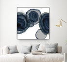 Blotted Ink II by Tom Reeves on GIANT ART - blue watercolour watercolor