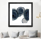 Blotted Ink II by Tom Reeves on GIANT ART - blue watercolour watercolor