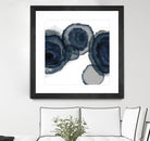 Blotted Ink II by Tom Reeves on GIANT ART - blue watercolour watercolor