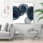 Blotted Ink II by Tom Reeves on GIANT ART - blue watercolour watercolor