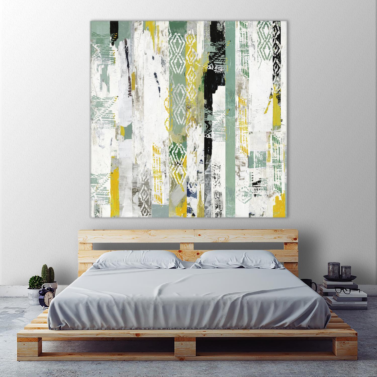 Spring I by Tom Reeves on GIANT ART - green abstract