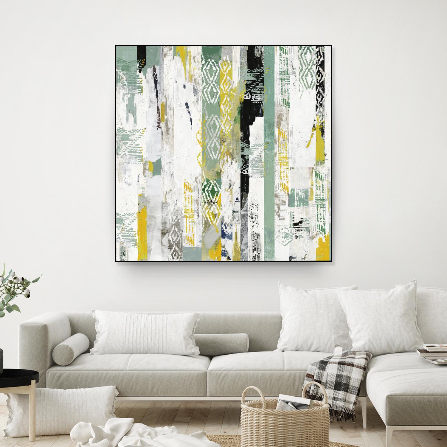 Spring I by Tom Reeves on GIANT ART - green abstract