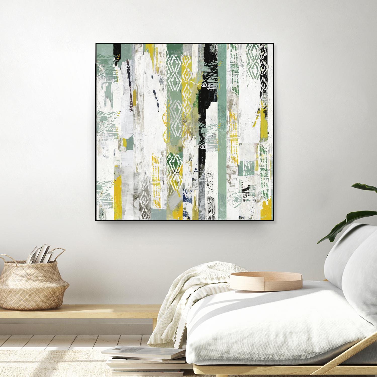 Spring I by Tom Reeves on GIANT ART - green abstract