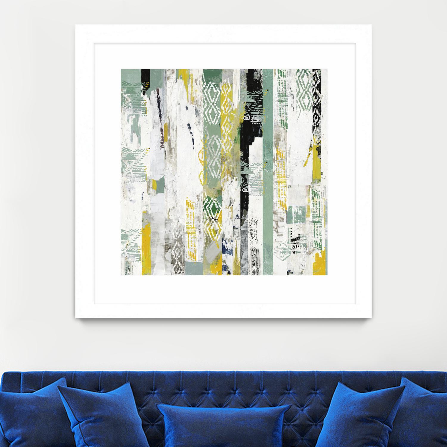 Spring I by Tom Reeves on GIANT ART - green abstract