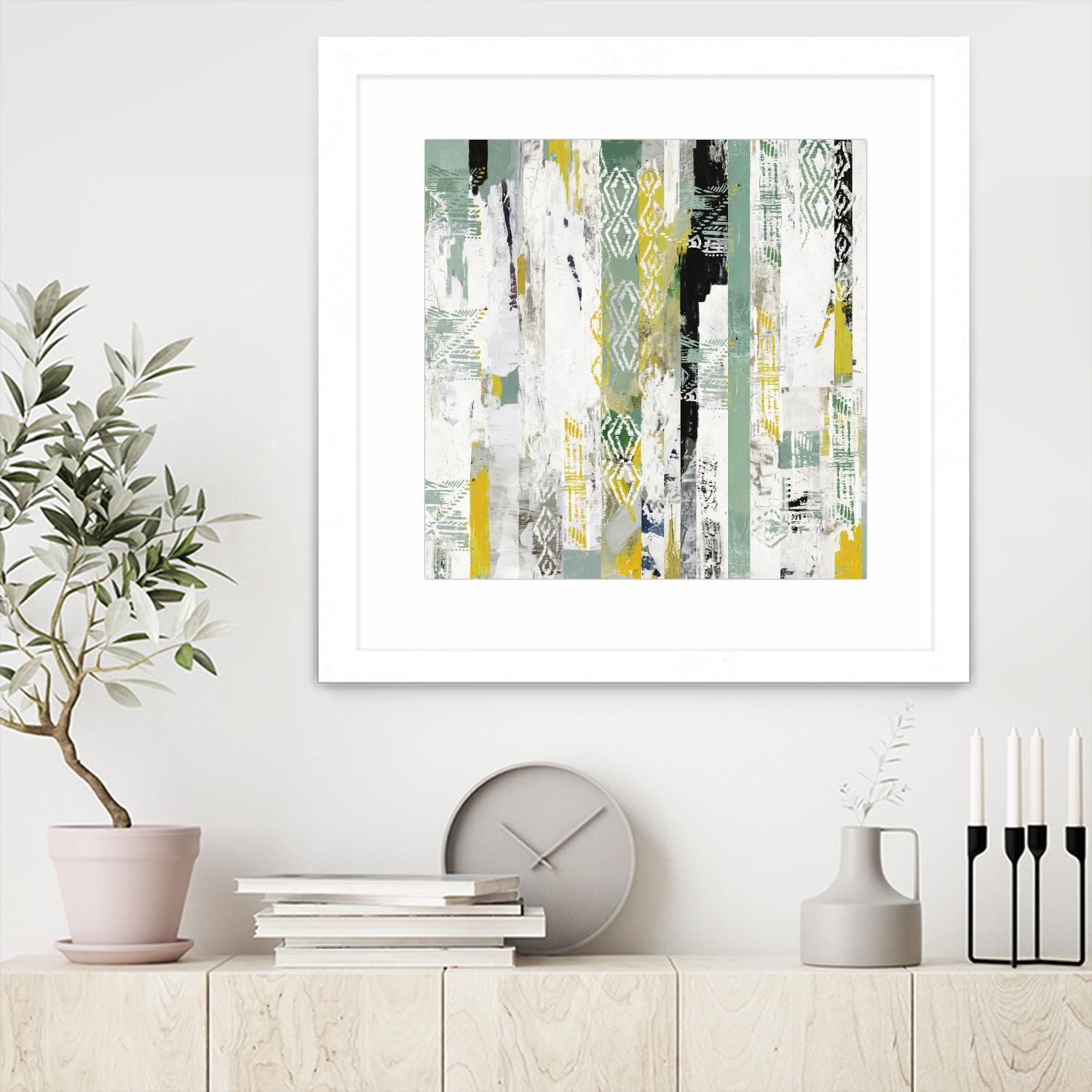 Spring I by Tom Reeves on GIANT ART - green abstract