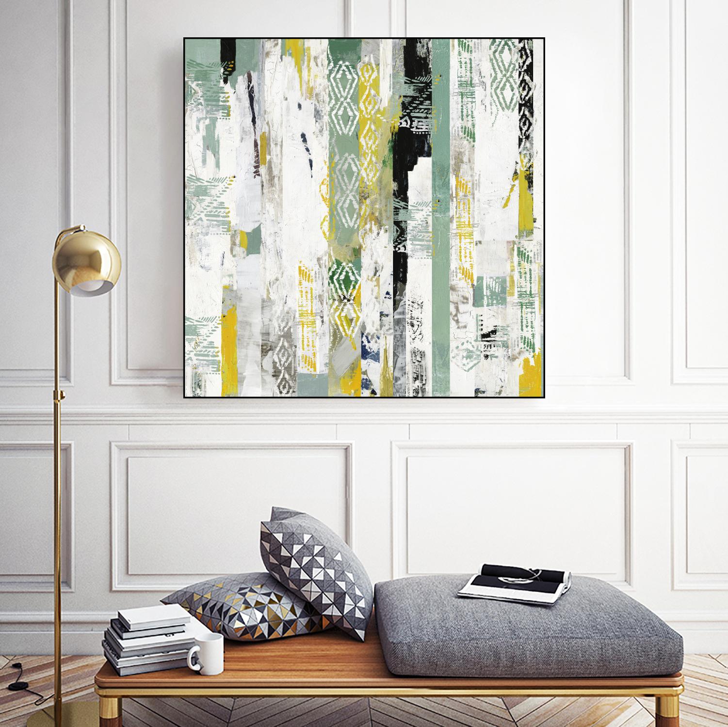 Spring I by Tom Reeves on GIANT ART - green abstract