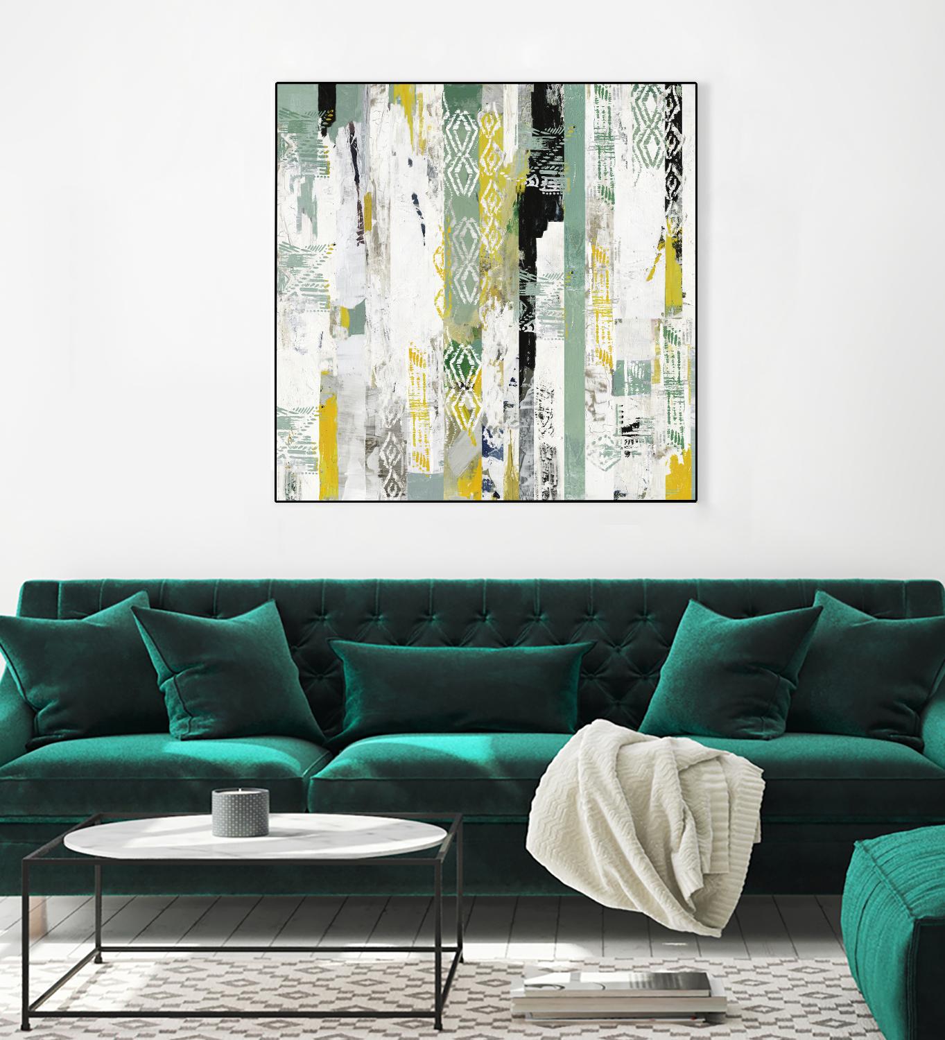 Spring I by Tom Reeves on GIANT ART - green abstract