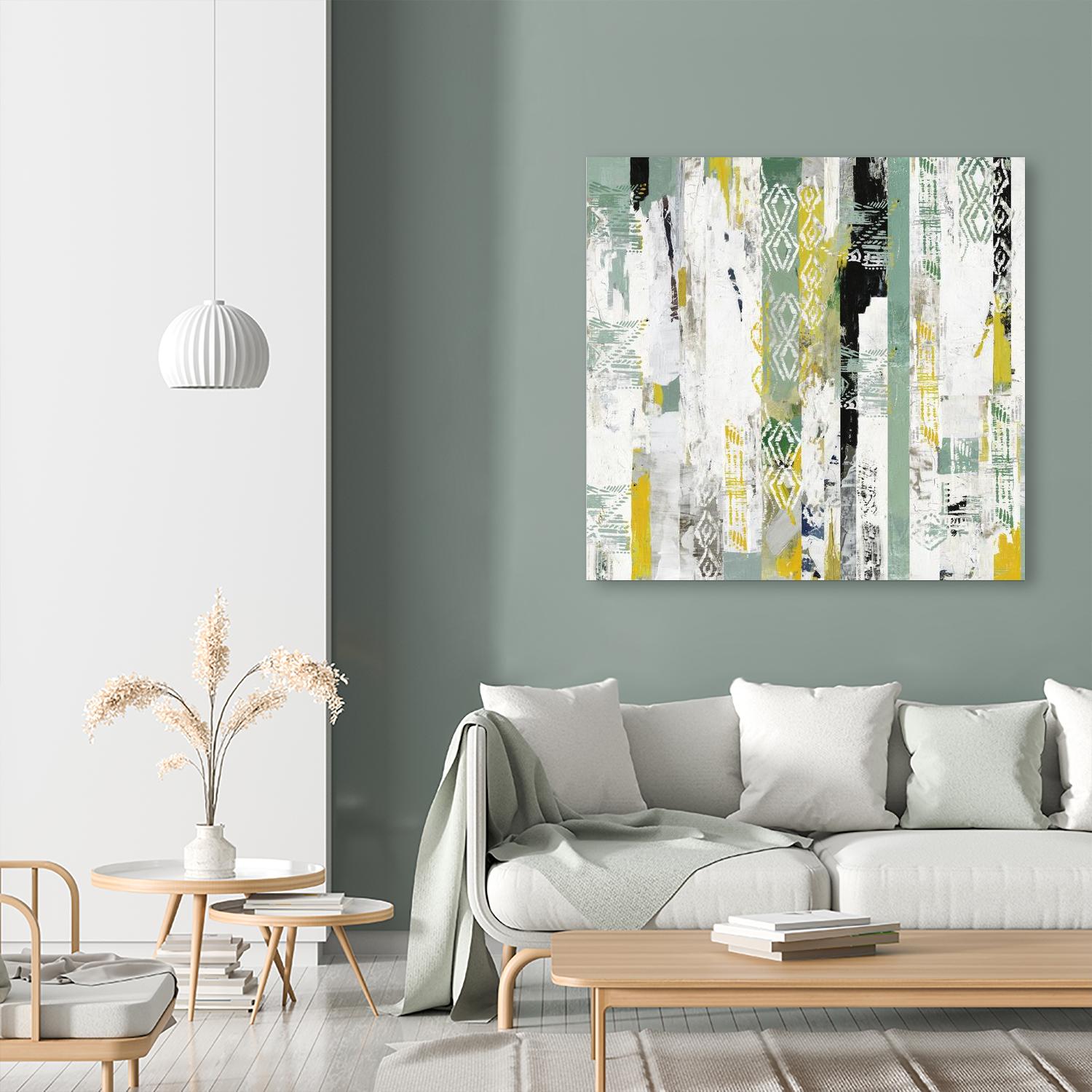 Spring I by Tom Reeves on GIANT ART - green abstract