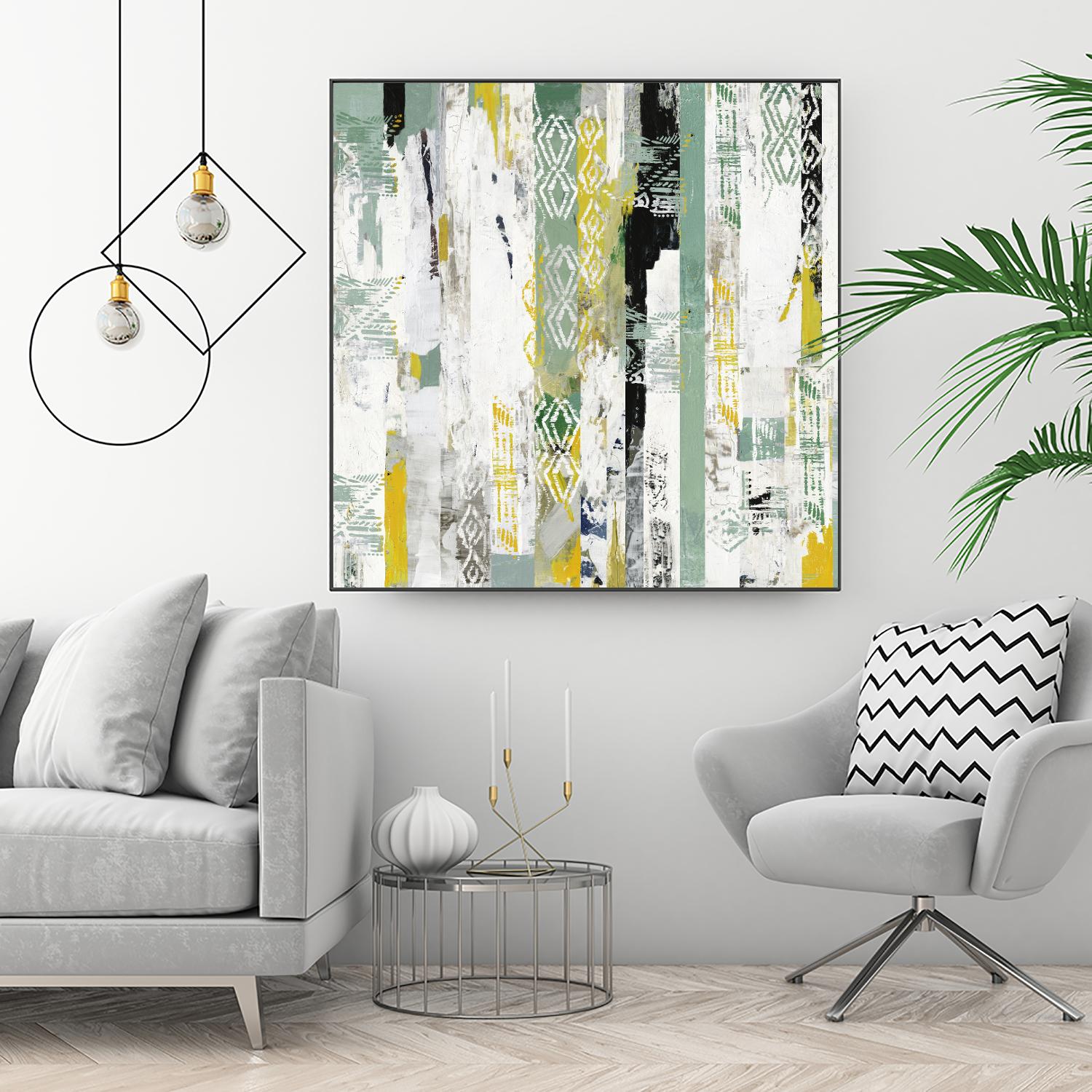 Spring I by Tom Reeves on GIANT ART - green abstract